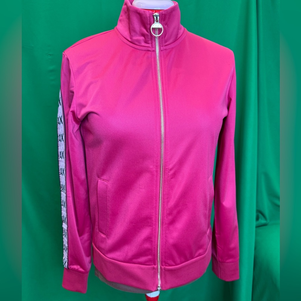 Armani Exchange Fuchsia Bomber Jacket NWOT